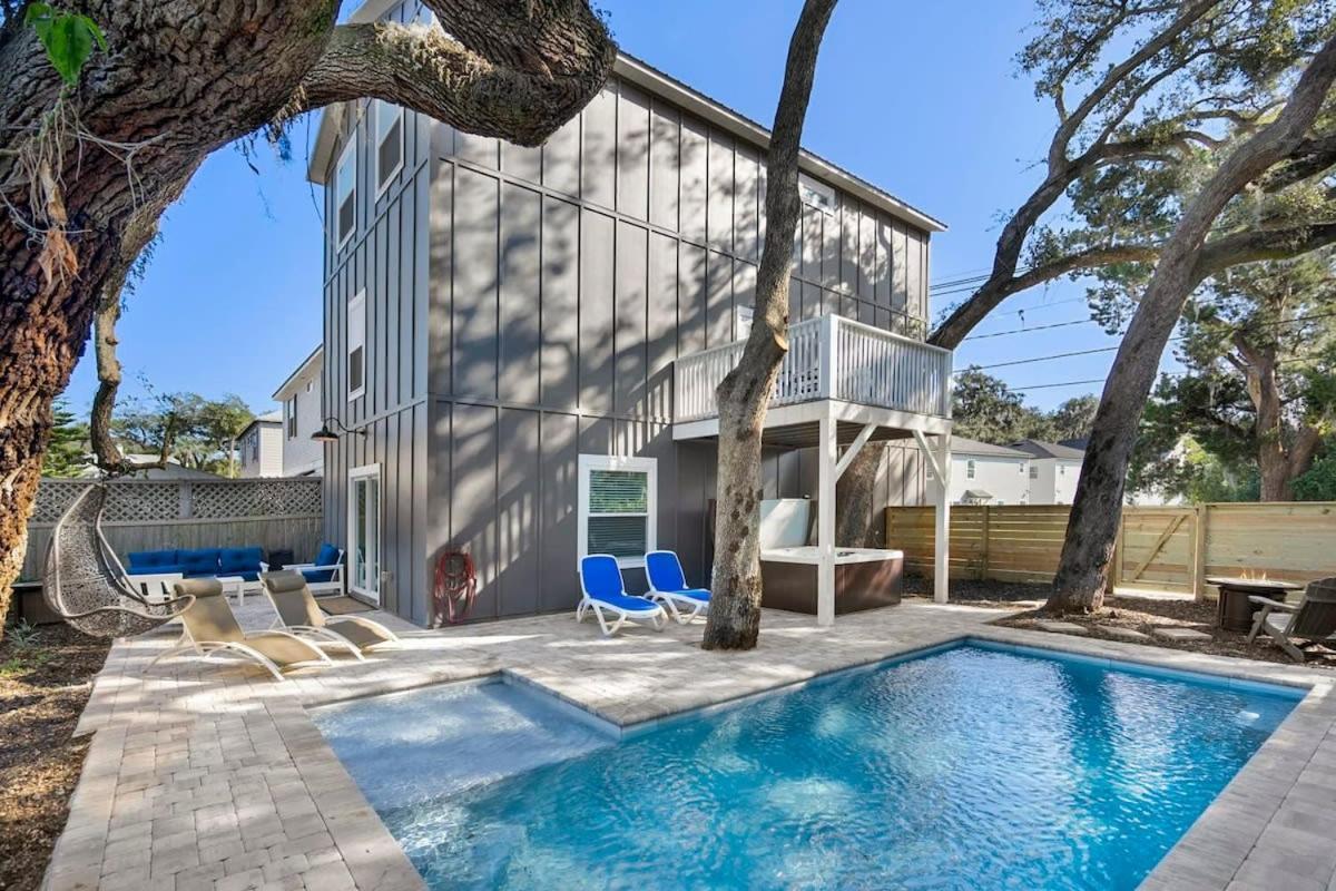 Downtown St Aug Home By Fountain Of Youth Pool Spa By Beach Add Golf Cart St. Augustine Exterior photo